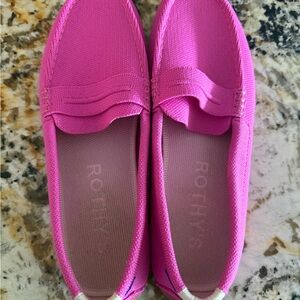 Rothy's Vibrant Pink Loafers